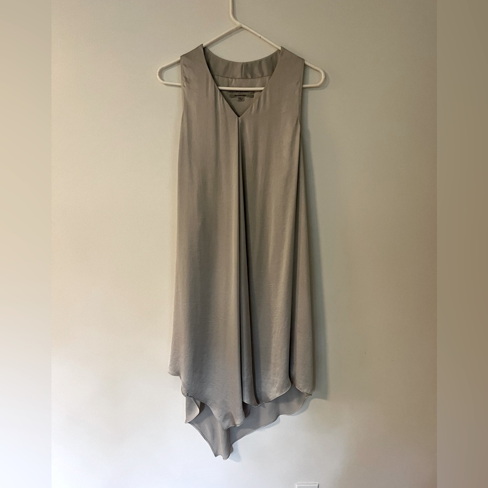 All Saints Japanese cloth silver dress